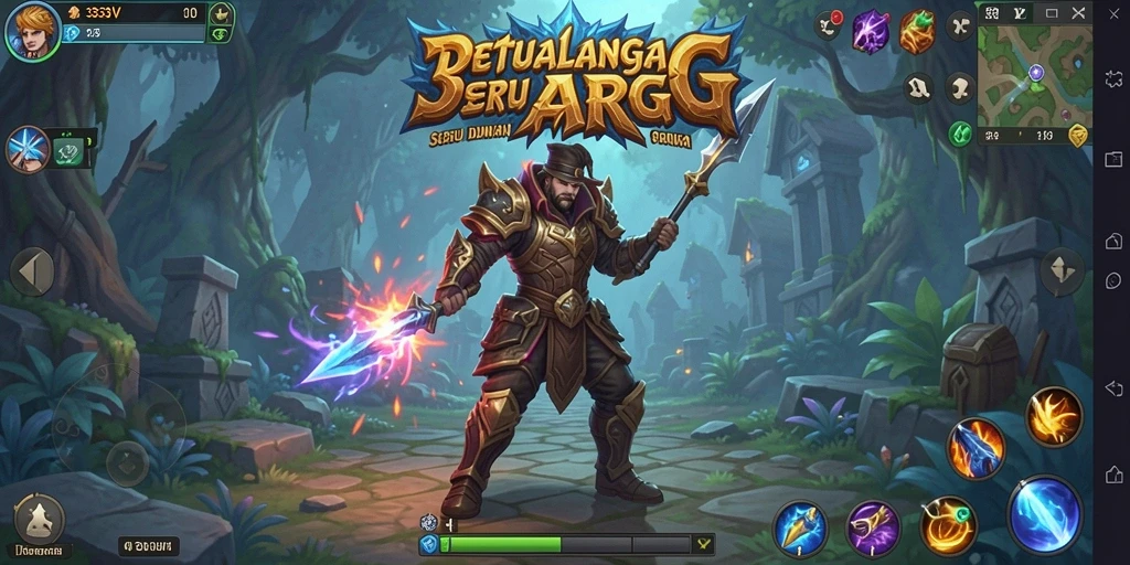 Tangkapan layar utama 333V yang menunjukkan aksi seru dalam gameplay ARPG.