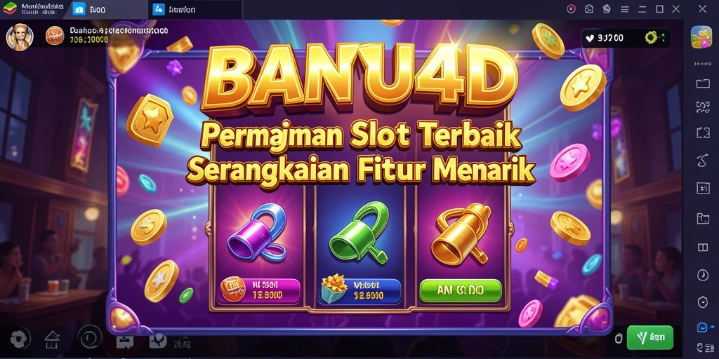 Tampilan gameplay BANYU4D yang penuh warna dan mengasyikkan.