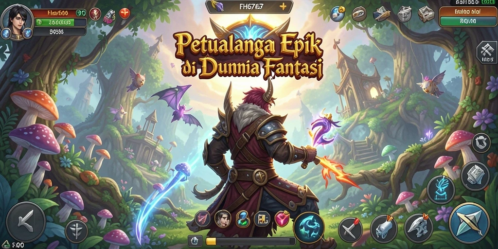 Tampilan gameplay FH6767 dengan pertarungan yang intens dan grafis yang memukau.