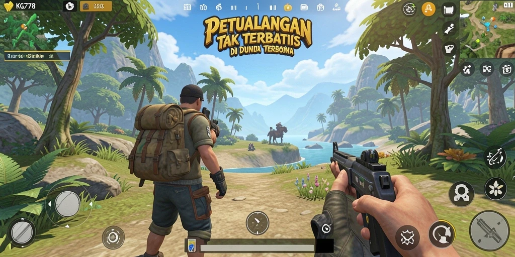 Gameplay Open World yang memukau dan interaktif.
