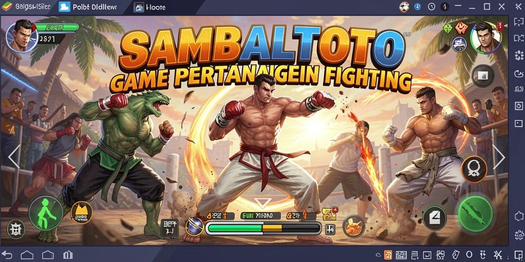 Gameplay SAMBALTOTO yang intens dalam pertarungan Fighting.