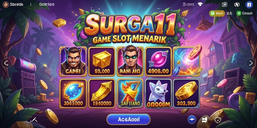 Tampilan gameplay Slot di SURGA11 yang menentukannya.