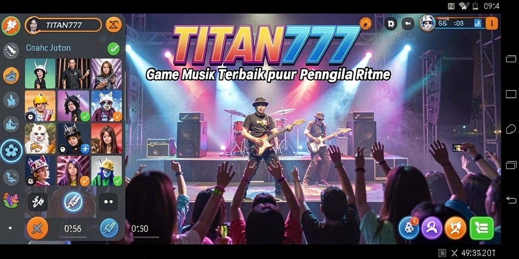 Tampilan gameplay <strong>TITAN777</strong> yang dinamis dan interaktif.