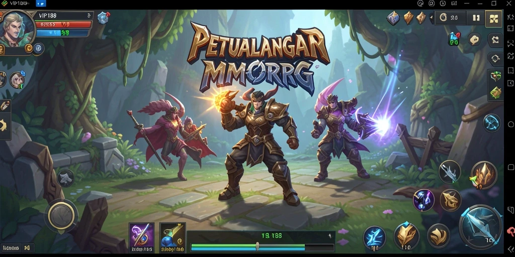 Screenshot VIP188 menampilkan aksi seru dalam petualangan MMORPG.